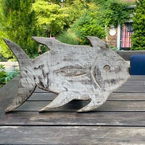 Hand carved fish